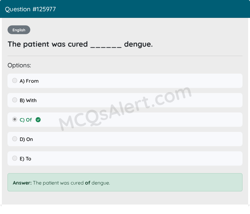 Question Screenshot