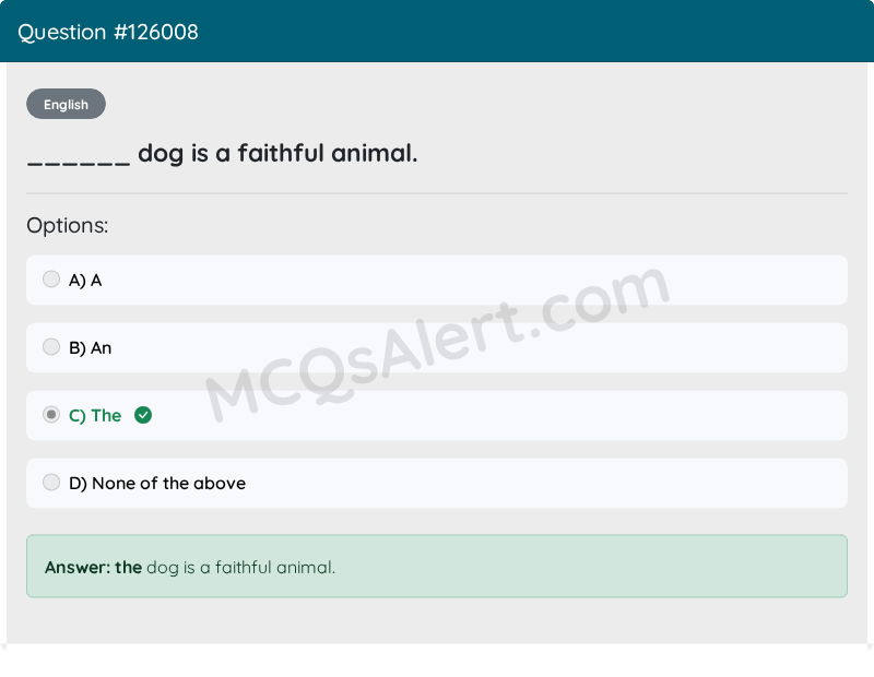 Question Screenshot
