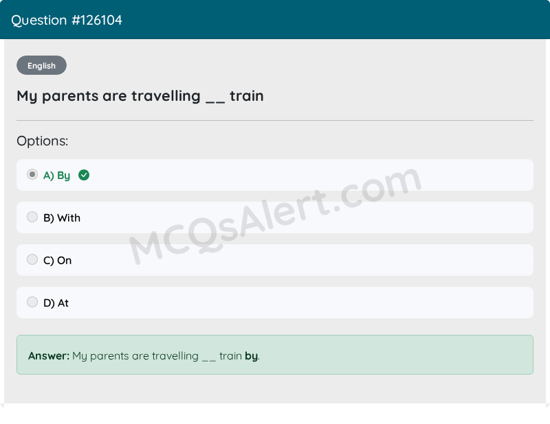 Question Screenshot