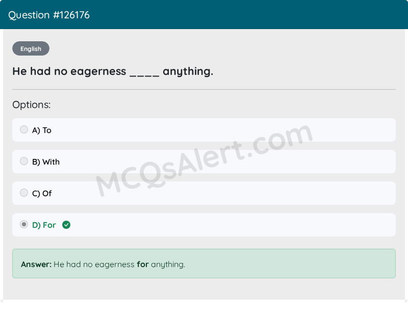 Question Screenshot