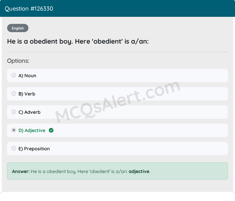 Question Screenshot