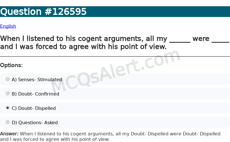 Question Screenshot