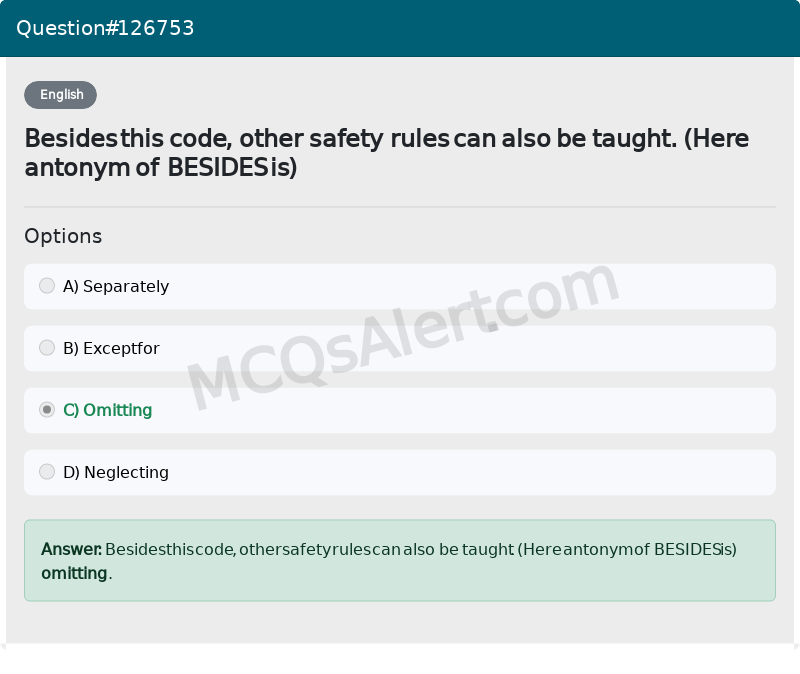 Question Screenshot