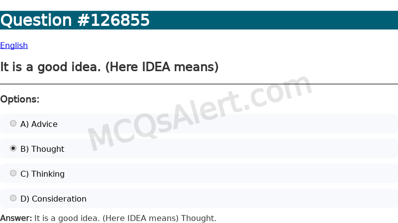 Question Screenshot
