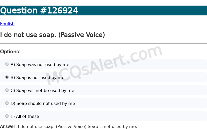 Question Screenshot