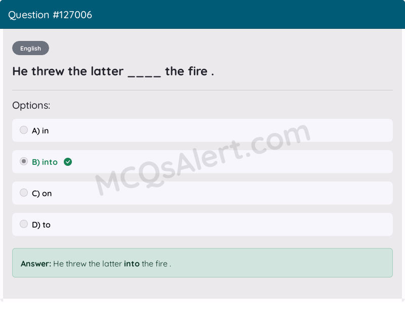 Question Screenshot