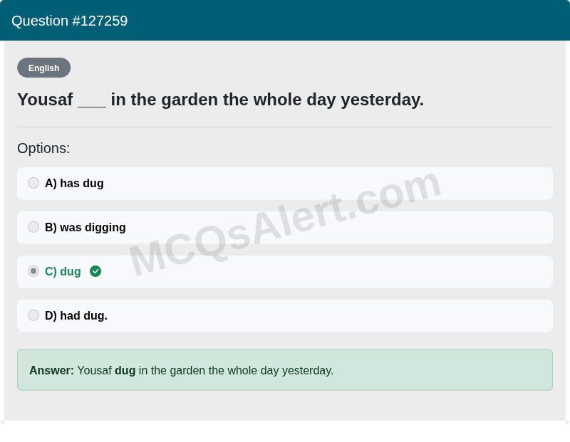Question Screenshot