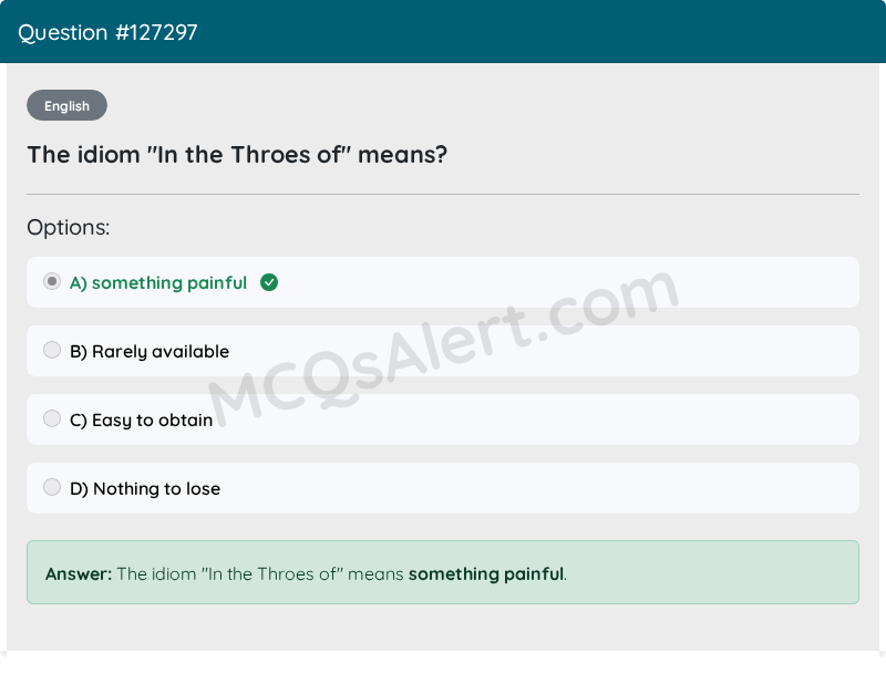 Question Screenshot