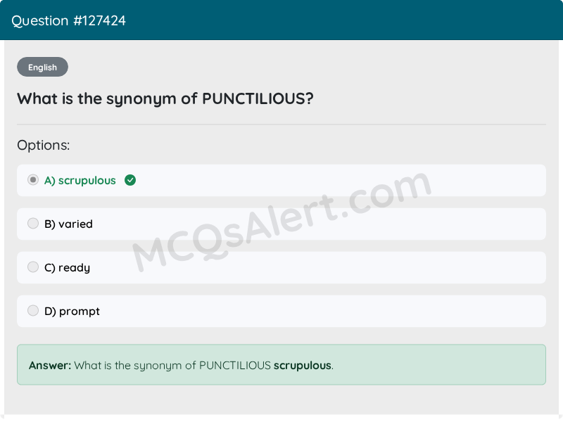 Question Screenshot