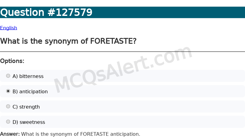 Question Screenshot
