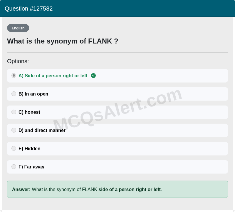 Question Screenshot