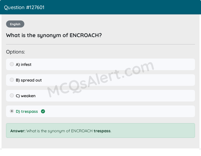 Question Screenshot