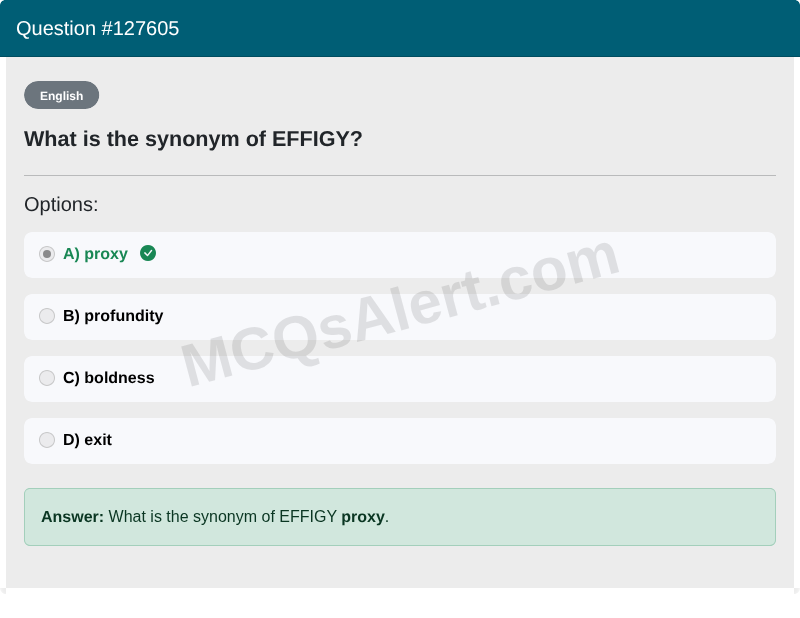 Question Screenshot