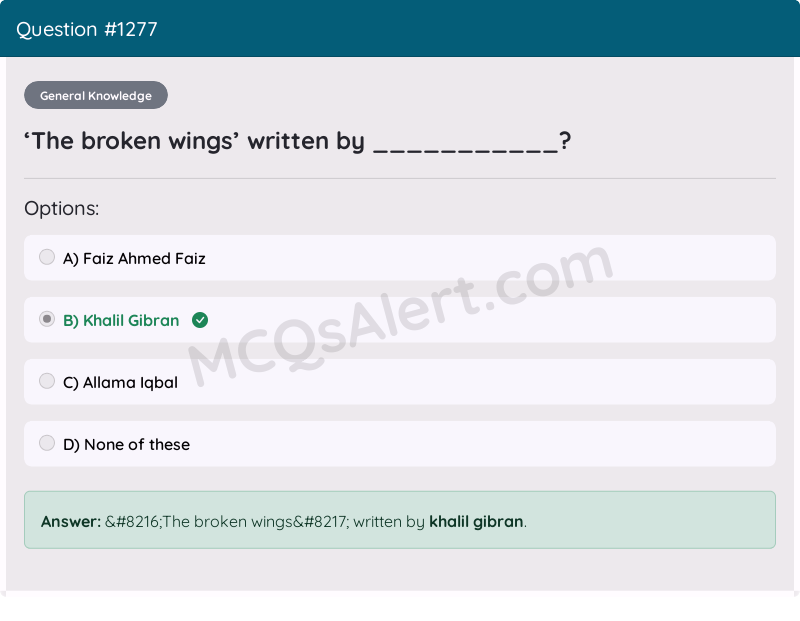 Question Screenshot
