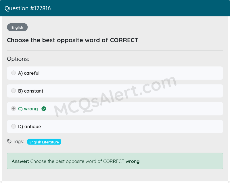 Question Screenshot