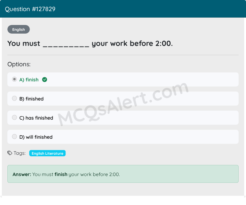 Question Screenshot