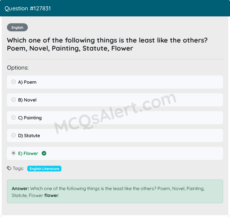 Question Screenshot