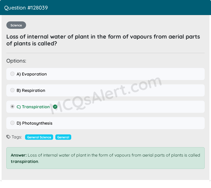 Question Screenshot