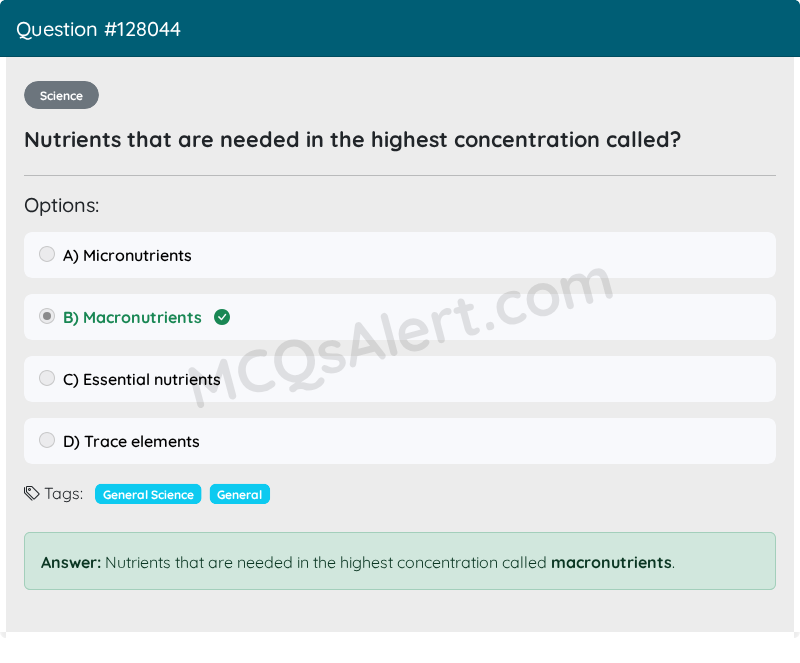 Question Screenshot