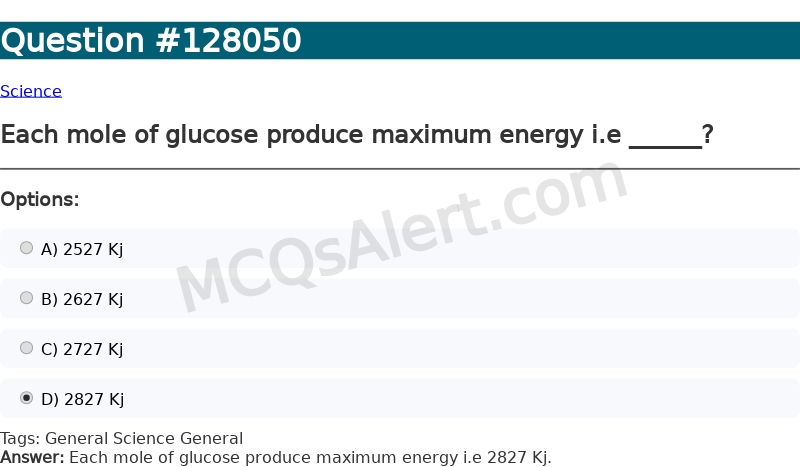 Question Screenshot