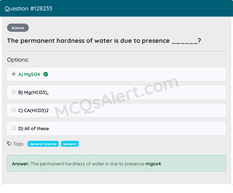Question Screenshot
