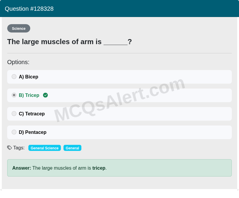 Question Screenshot