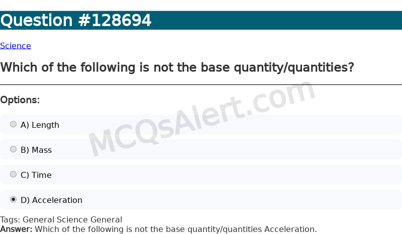 Question Screenshot