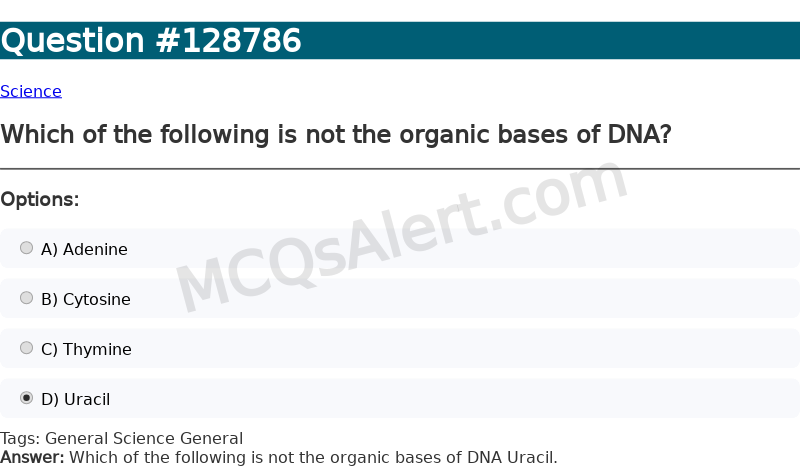 Question Screenshot