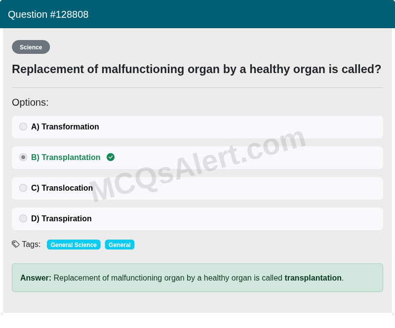 Question Screenshot