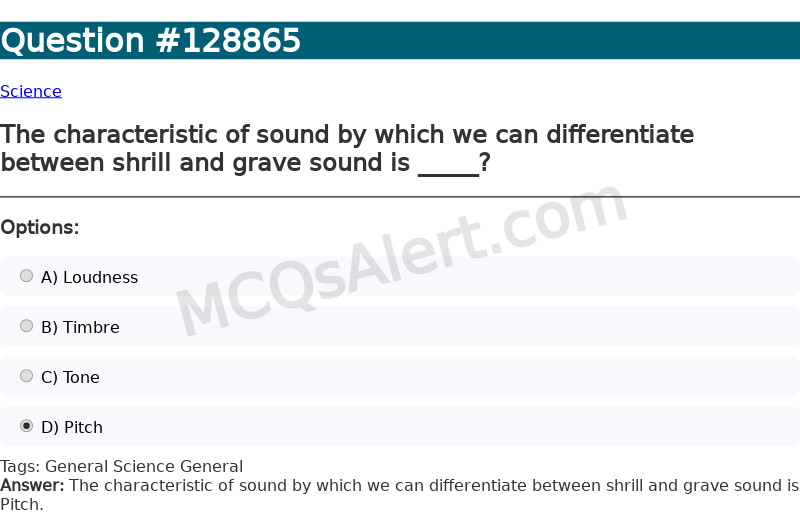Question Screenshot