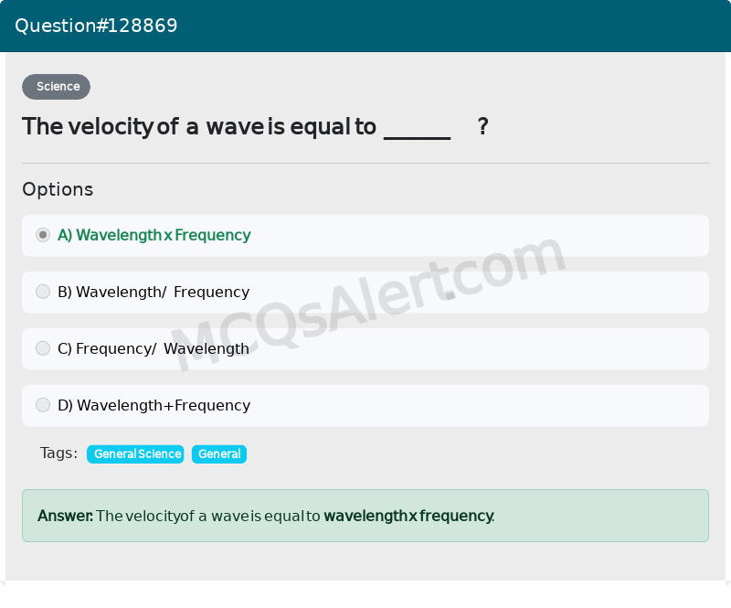 Question Screenshot
