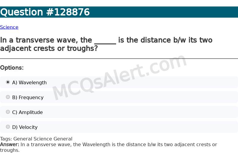 Question Screenshot