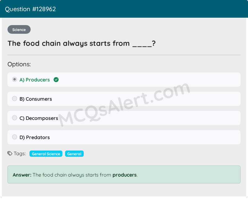 Question Screenshot