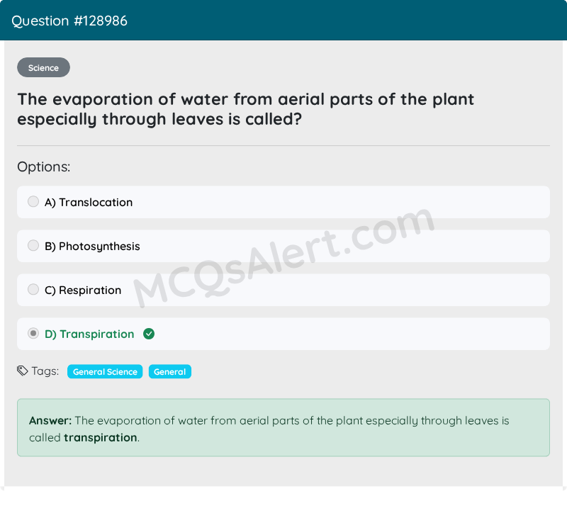 Question Screenshot