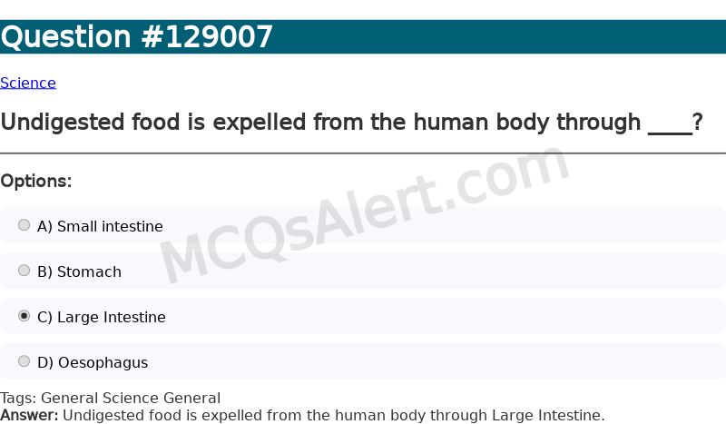 Question Screenshot