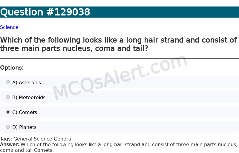 Question Screenshot