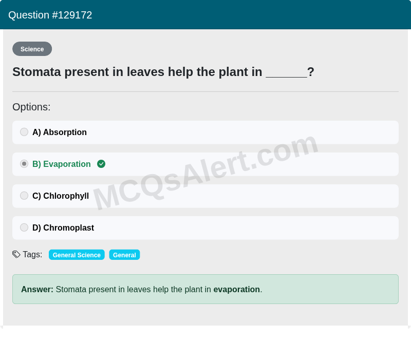 Question Screenshot
