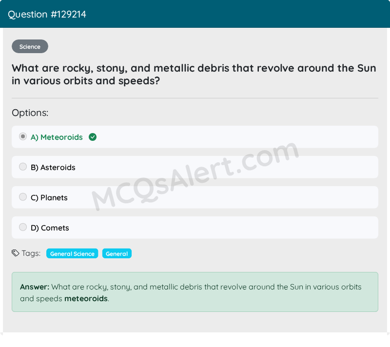 Question Screenshot