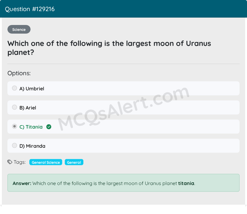 Question Screenshot
