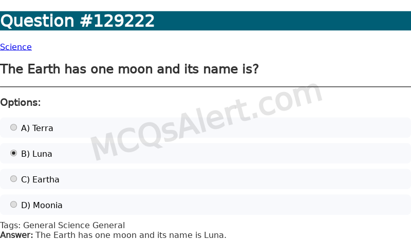 Question Screenshot