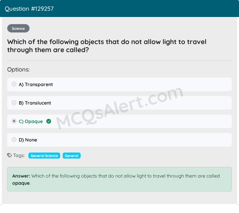 Question Screenshot