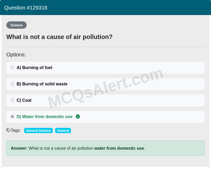 Question Screenshot