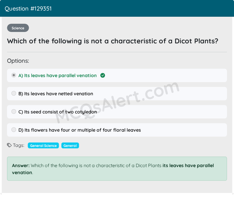 Question Screenshot