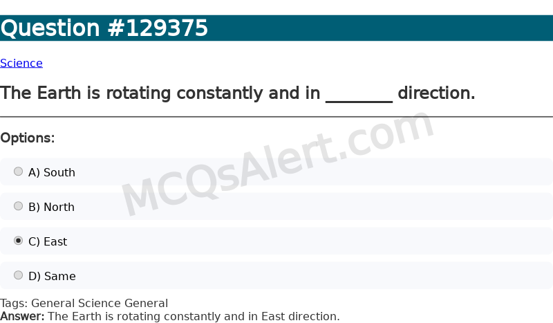 Question Screenshot