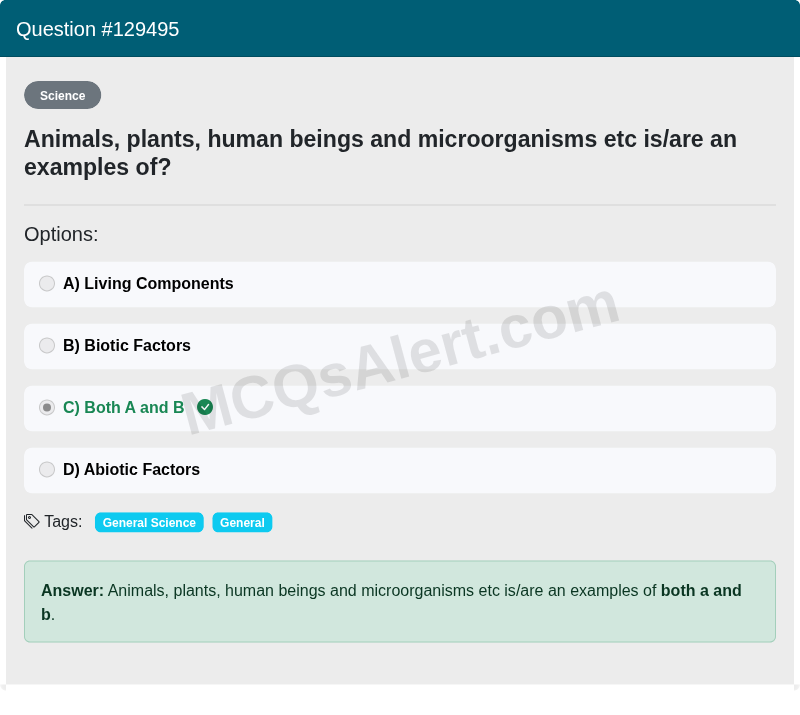 Question Screenshot