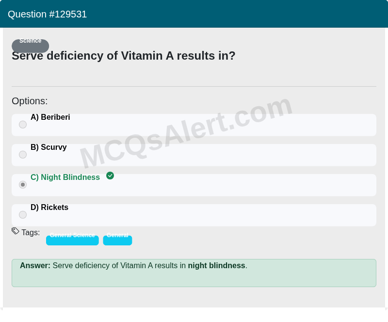 Question Screenshot