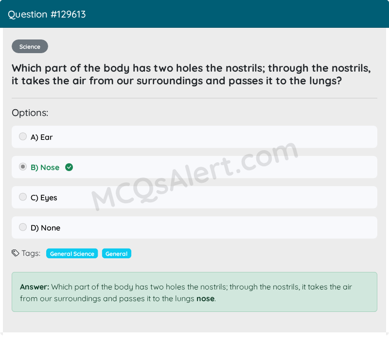 Question Screenshot