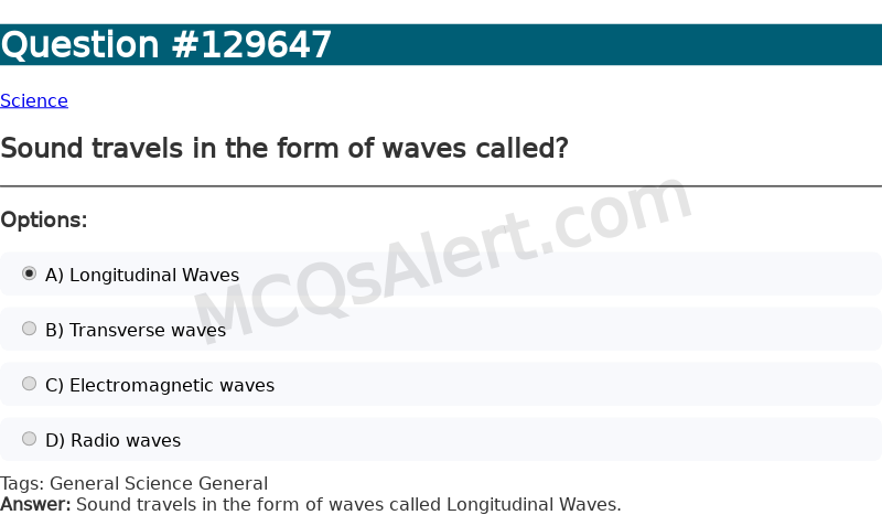 Question Screenshot