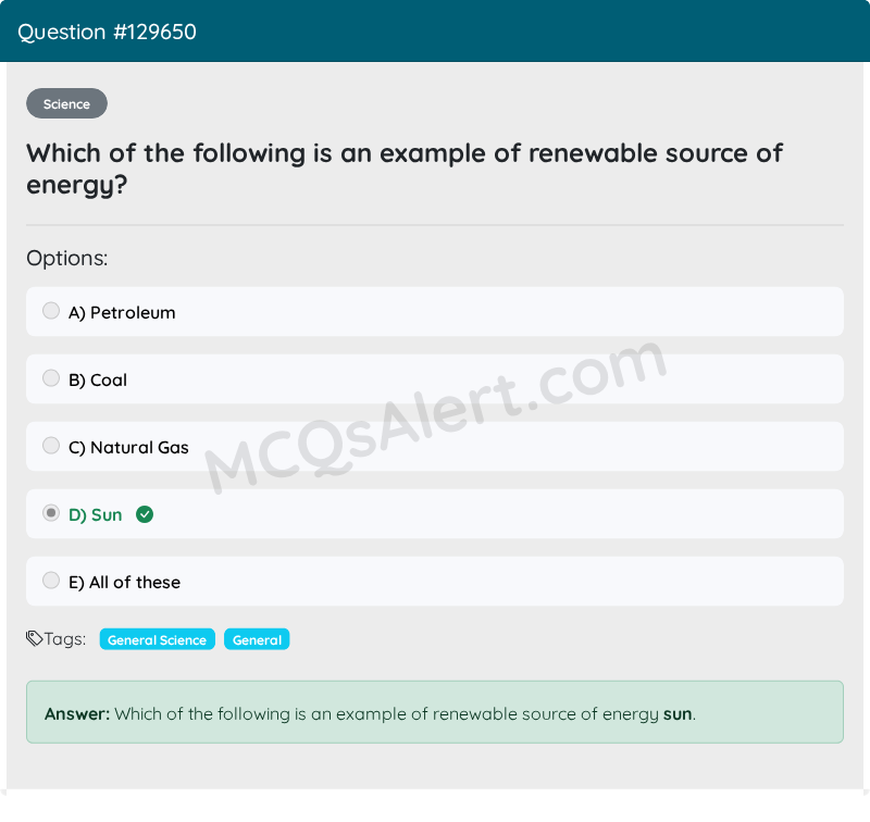 Question Screenshot