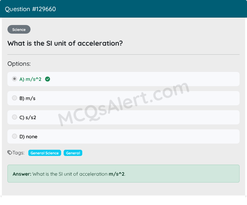 Question Screenshot
